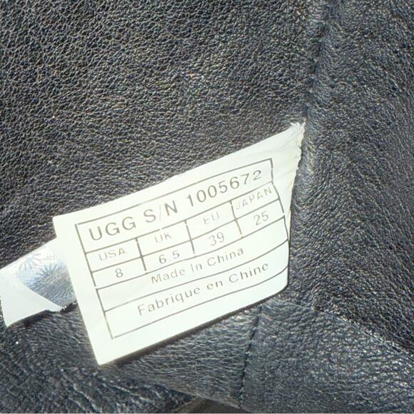 UGG Leather Ankle Boots Women’s 8 - Picture 3 of 9